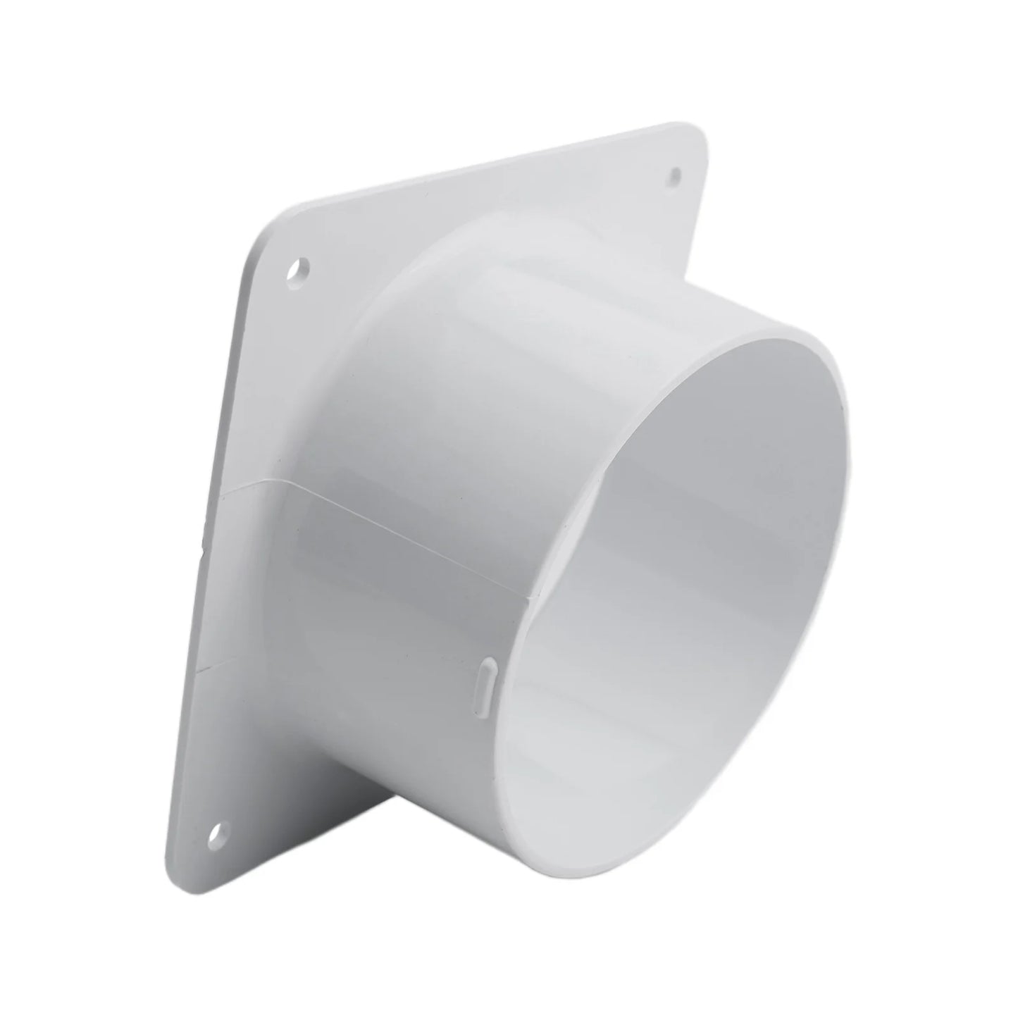 Exhaust Pipe Straight 100- ABS Air Duct Connectors Flange Ventilation