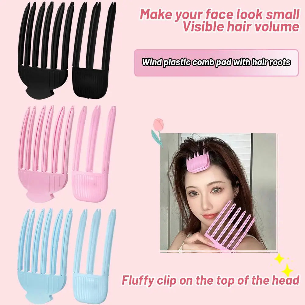 Fluffy Hair Root Lift Clip – 3 & 6 Teeth Volumizing Comb