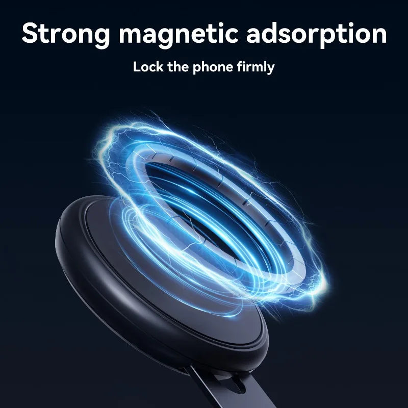 MagSafe Vacuum Car Mount | Foldable Magnetic Dashboard Holder Magnetic Car Mount Peaceful Pleasures Health and Wellness
