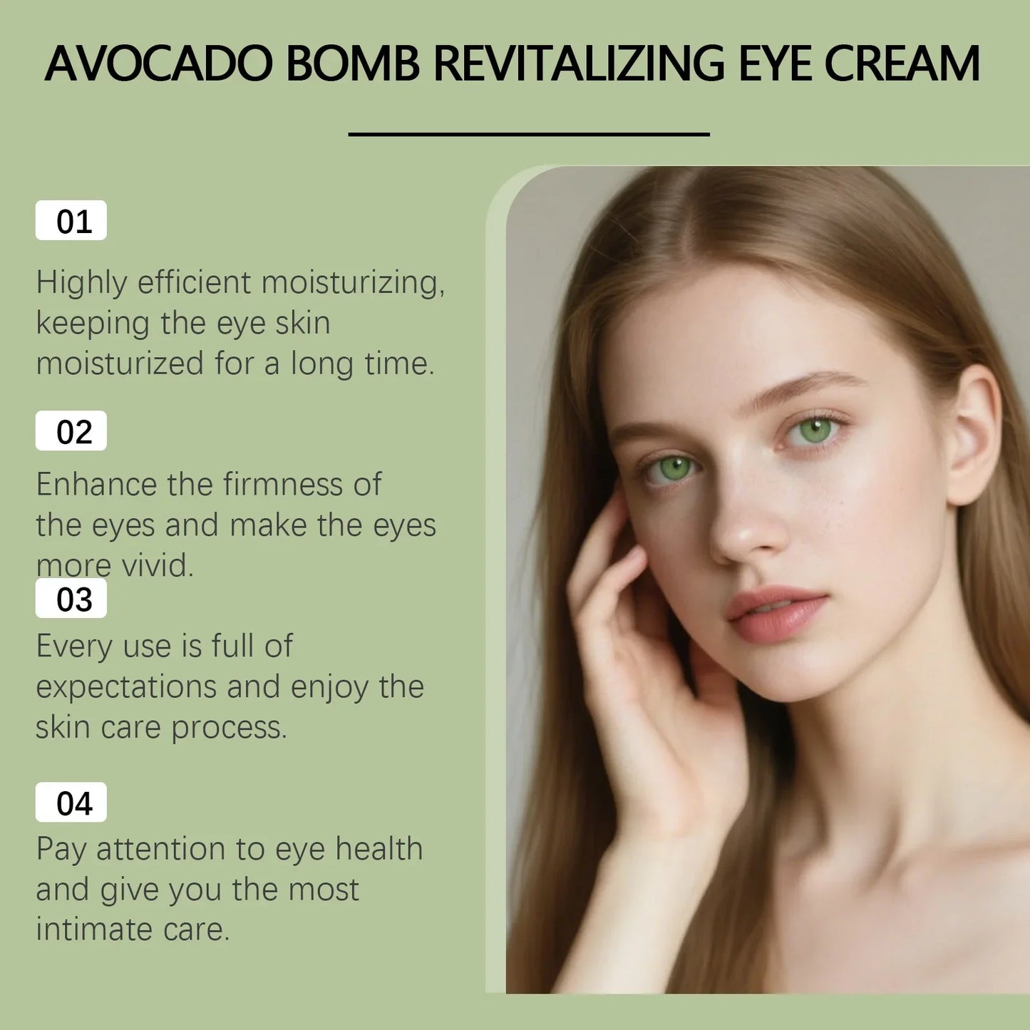 Hoygi Avocado Eye Cream – Dark Circles, Wrinkles & Puffiness