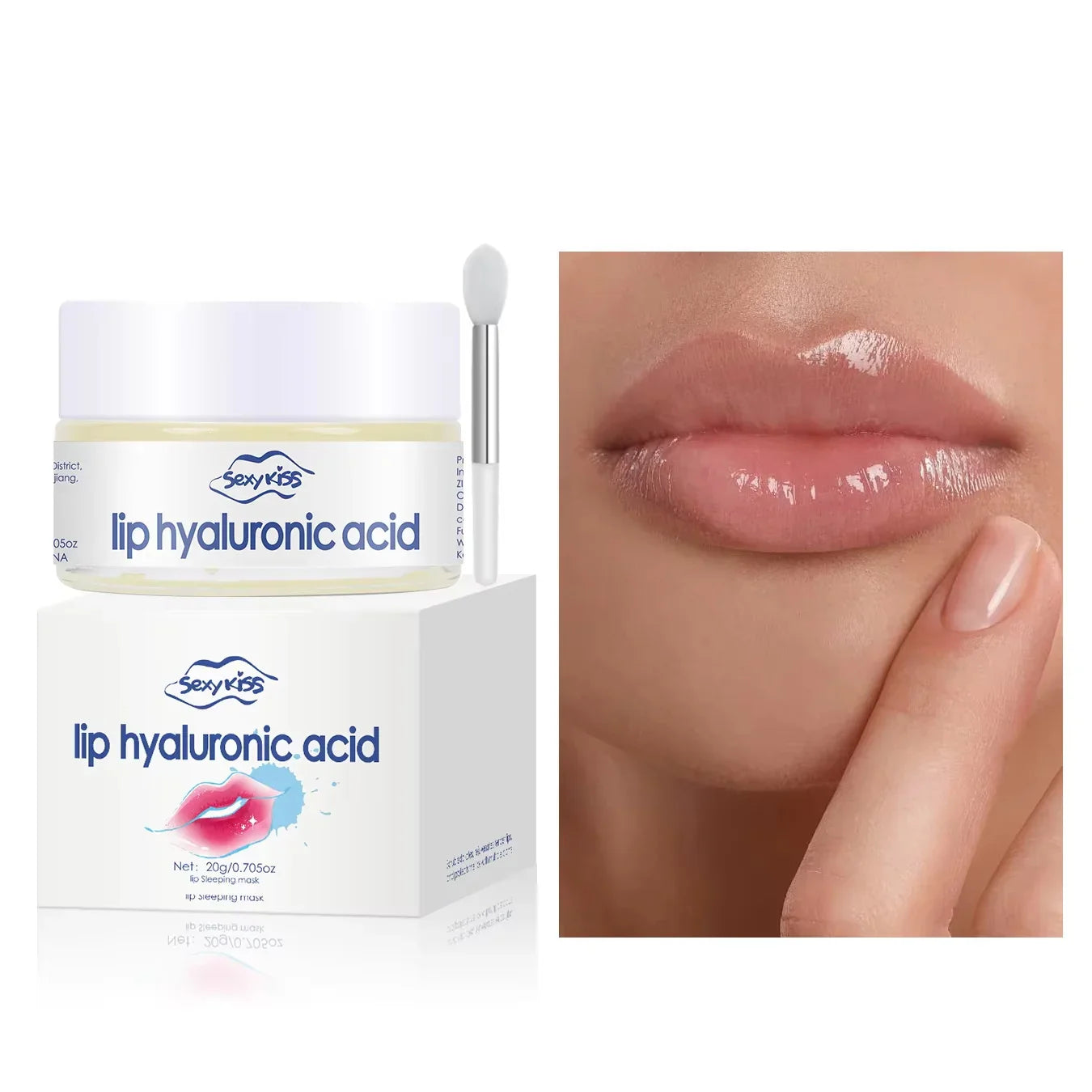 Hyaluronic Acid & Collagen Sleep Lip Mask 20g | Day & Night