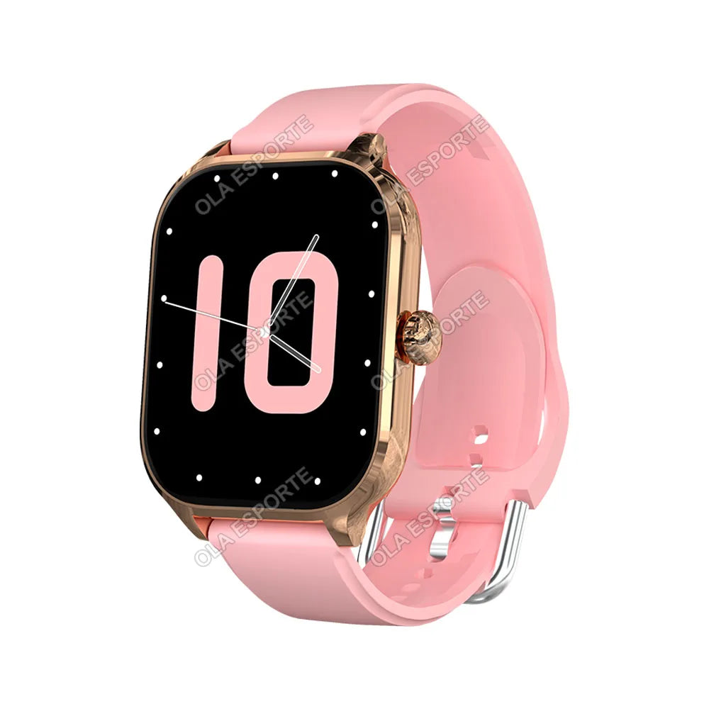H9 Intelligent Watch Bluetooth Call Remote Photography Sleep Monitor Multiple Sport Mode Heart Rate Blood Oxygen SmartWatch Hw12 Peaceful Pleasures Health and Wellness Pink