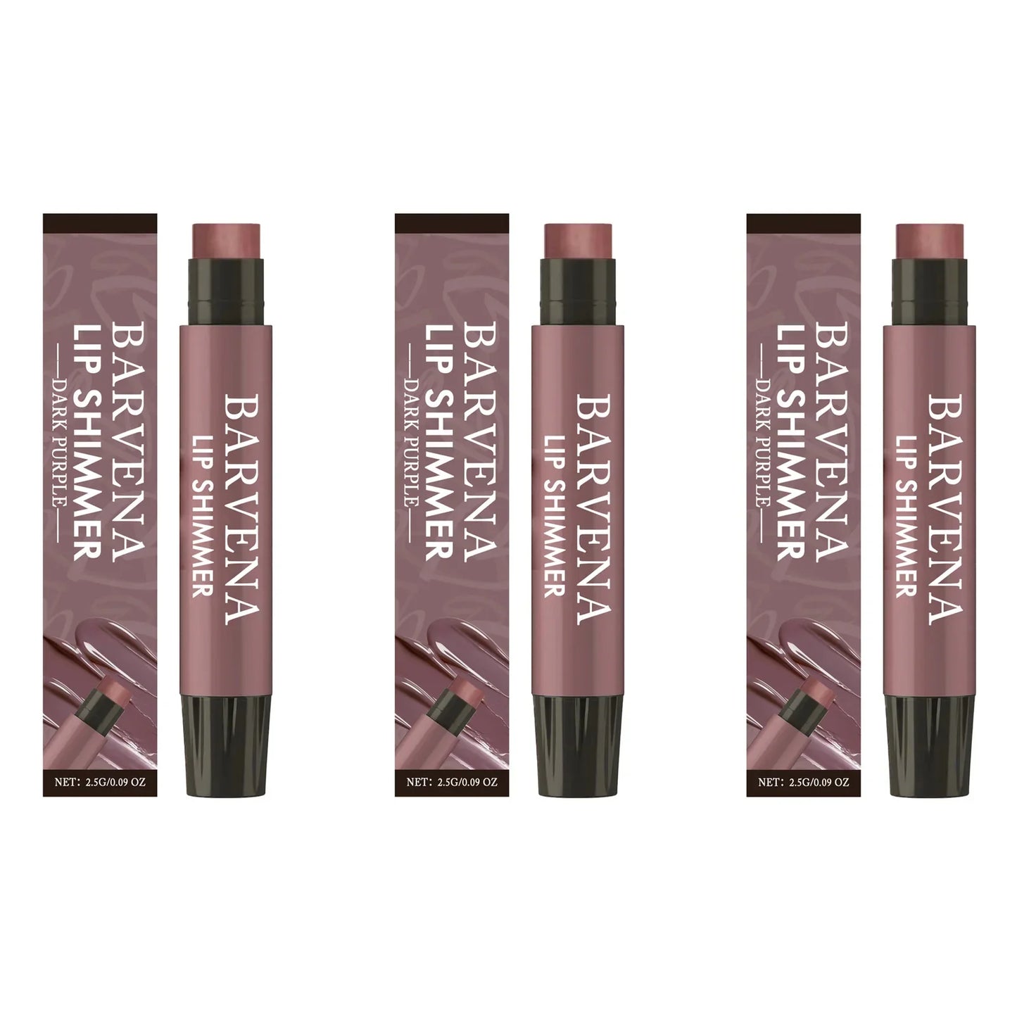 eelhoe Dark Purple Tinted Lip Balm Stick | Shimmer & Moisture