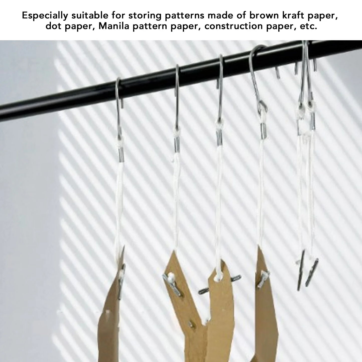 Pattern Hooks Hanging Sewing Making Metal Hanger Rope Ergonomic Handle