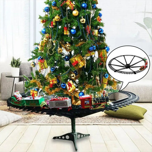 Christmas Train Set with Lights & Track – Kids Holiday Toy Peaceful Pleasures Health and Wellness Default Title