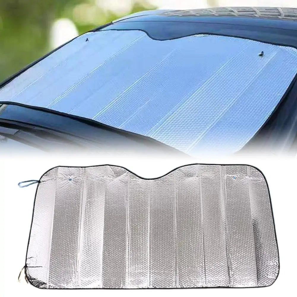 Universal Windshield Sunshades Car sun visor Foldable Car Front Window Sunshade Snow Ice Protection Cover Peaceful Pleasures Health and Wellness