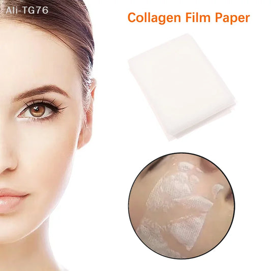 Freeze Dried Collagen Facial Mask Paper – 50 Pcs Facial Mask Paper Peaceful Pleasures Health and Wellness Default Title