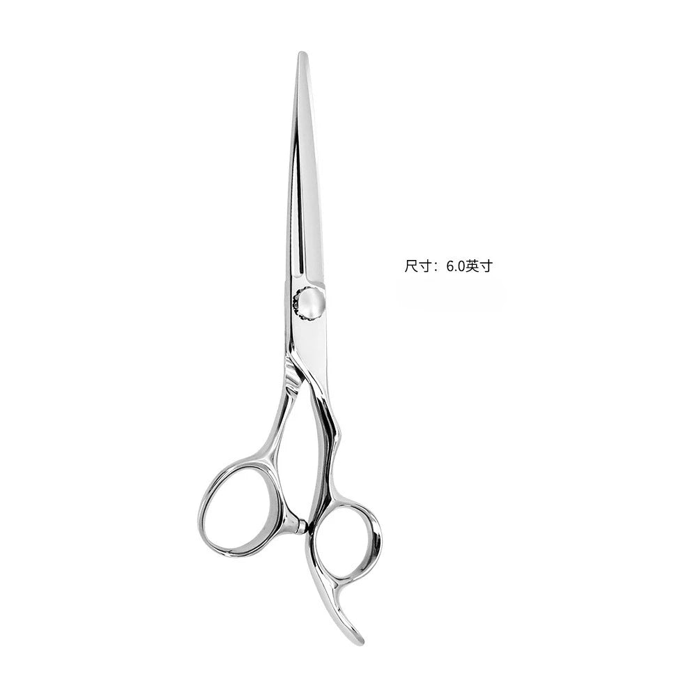 Barber Scissors Hairdressing Cutting Tools Thinning Shears for Hairdressers 5.5,6.0,6.5 Inch ATS314 Steel Peaceful Pleasures Health and Wellness 6.0 inch