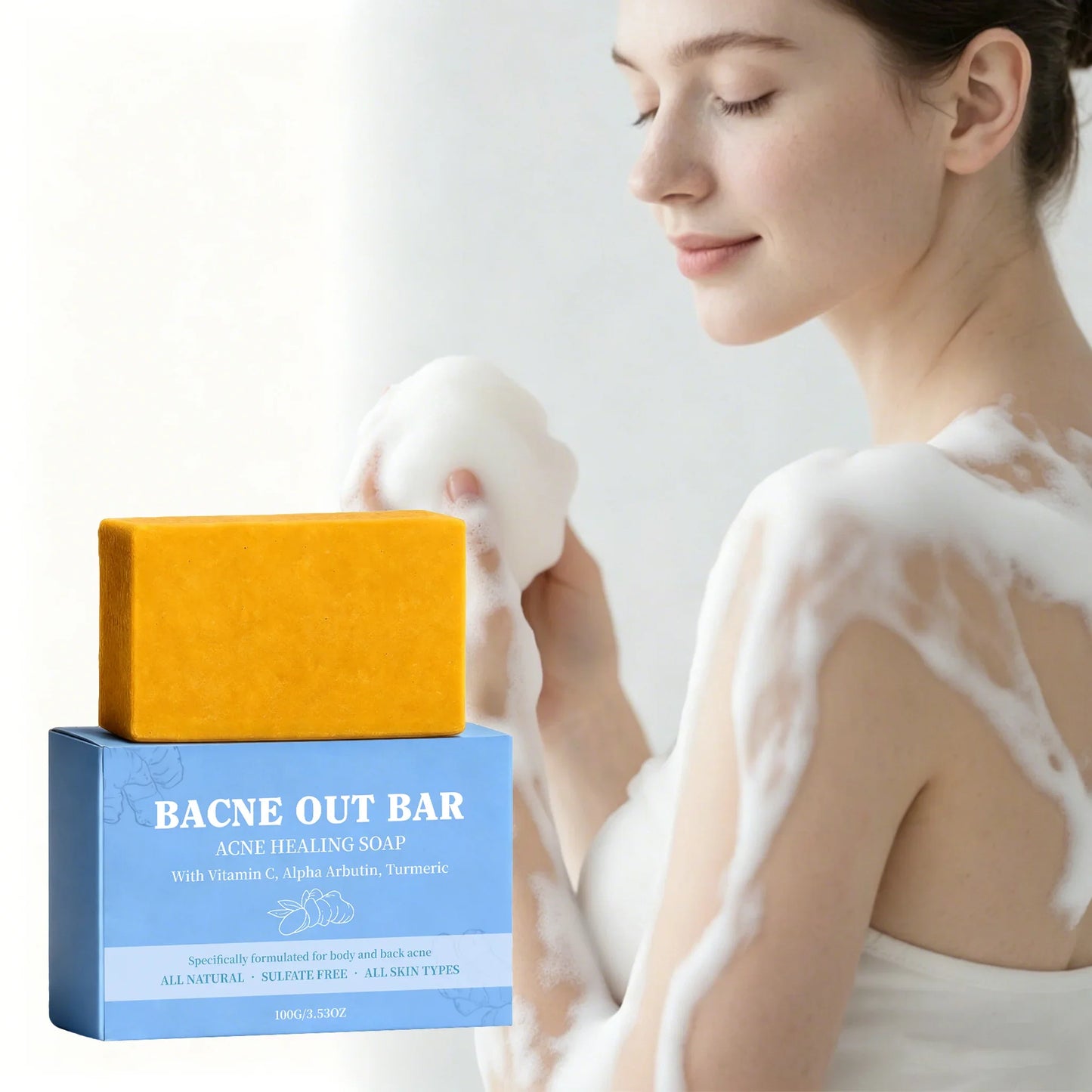 Turmeric Acne Soap – Deep Cleansing, Brightening & Dark Spots