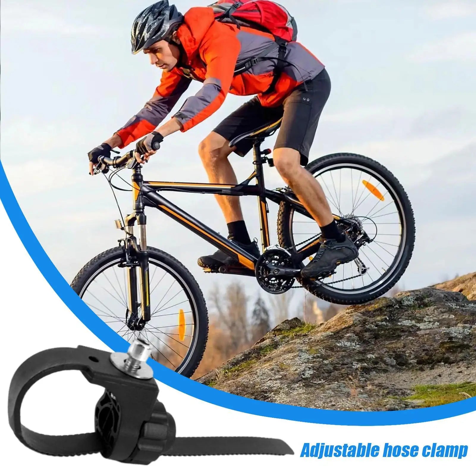 Bike Mudguard Mounting Rings – Adjustable Fork Frame Mount 2 Pcs Bike Fender Mount Peaceful Pleasures Health and Wellness