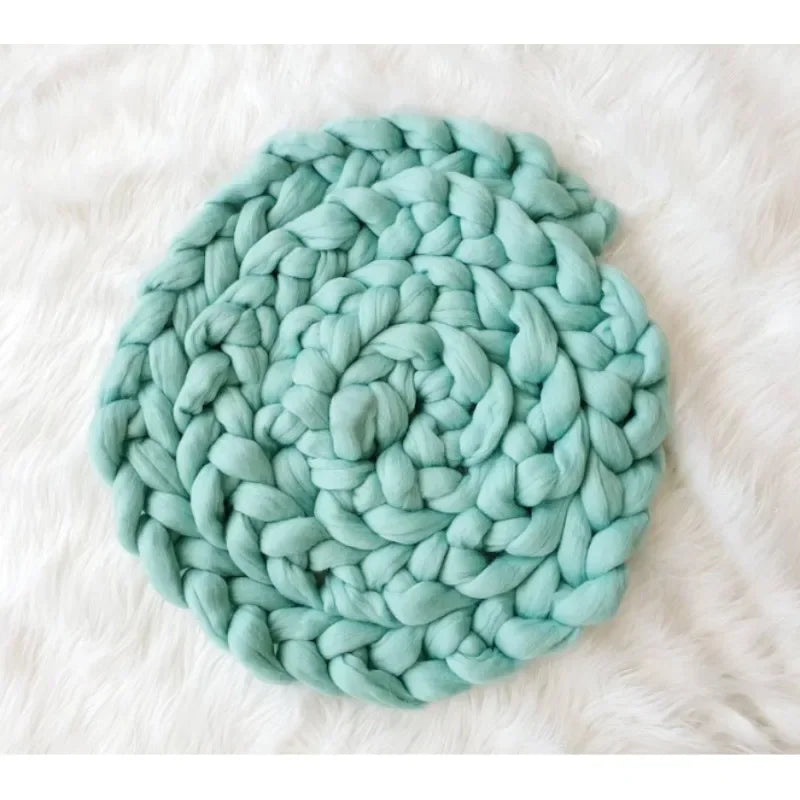 18 micron Chunky merino braid, 2M braid basket filler newborn photography props ニューボーンフォト신생아 사진 newborn acessórios fotografia Peaceful Pleasures Health and Wellness