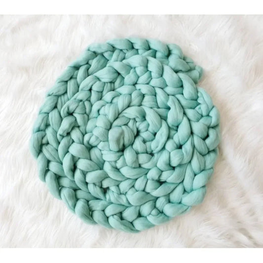 18 micron Chunky merino braid, 2M braid basket filler newborn photography props ニューボーンフォト신생아 사진 newborn acessórios fotografia Peaceful Pleasures Health and Wellness