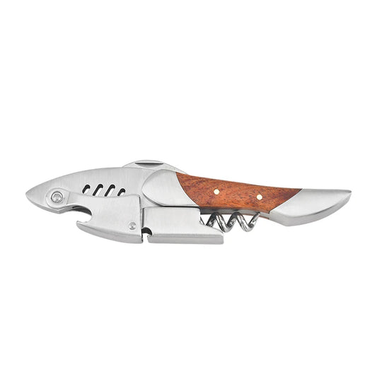 Shark Design Wine Bottle Opener for Beer Bottle or Carton with Small Knife Shark Home Decor Wine or Kitchen Accessories Peaceful Pleasures Health and Wellness
