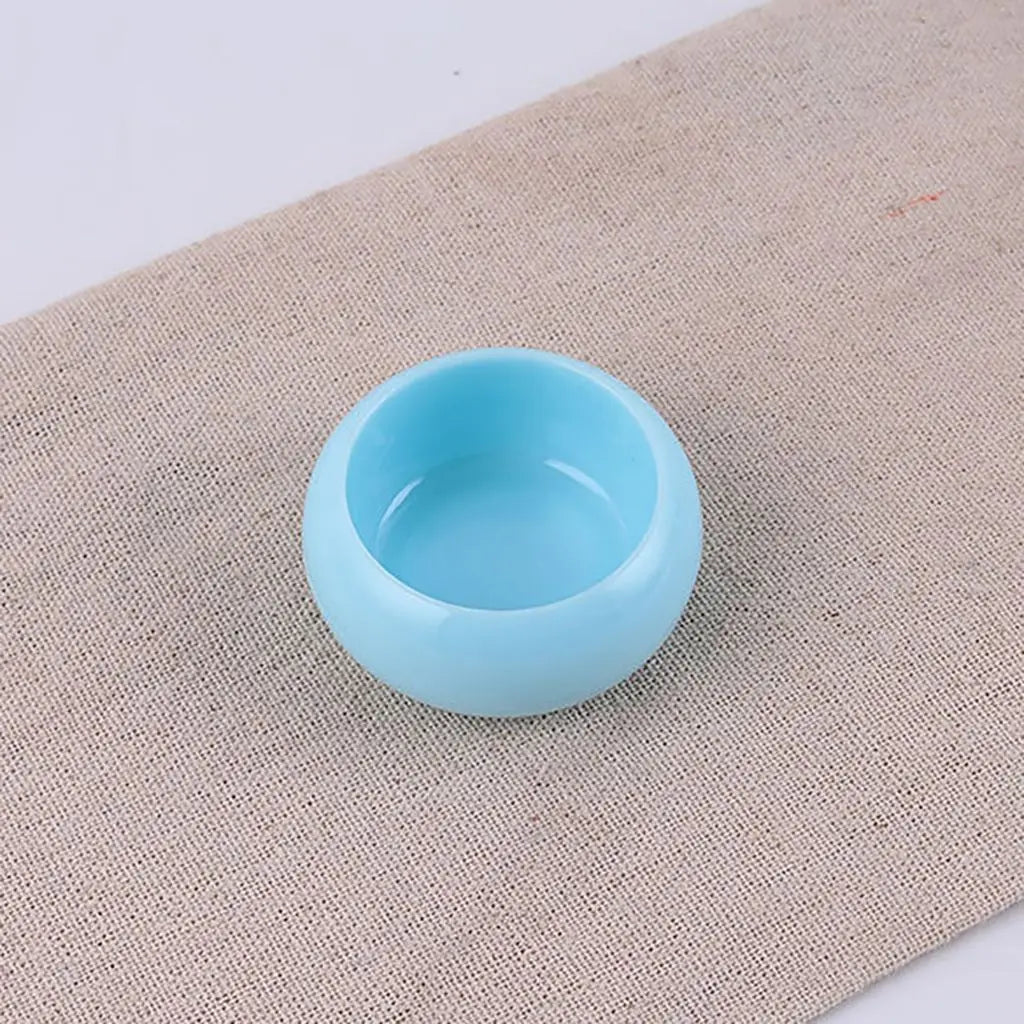 Imitation Jade for Calligraphy,Painting Pen Rest Stand Writing Brush Holder Ink Painting Accessories School Office Supplies Peaceful Pleasures Health and Wellness Pen wash