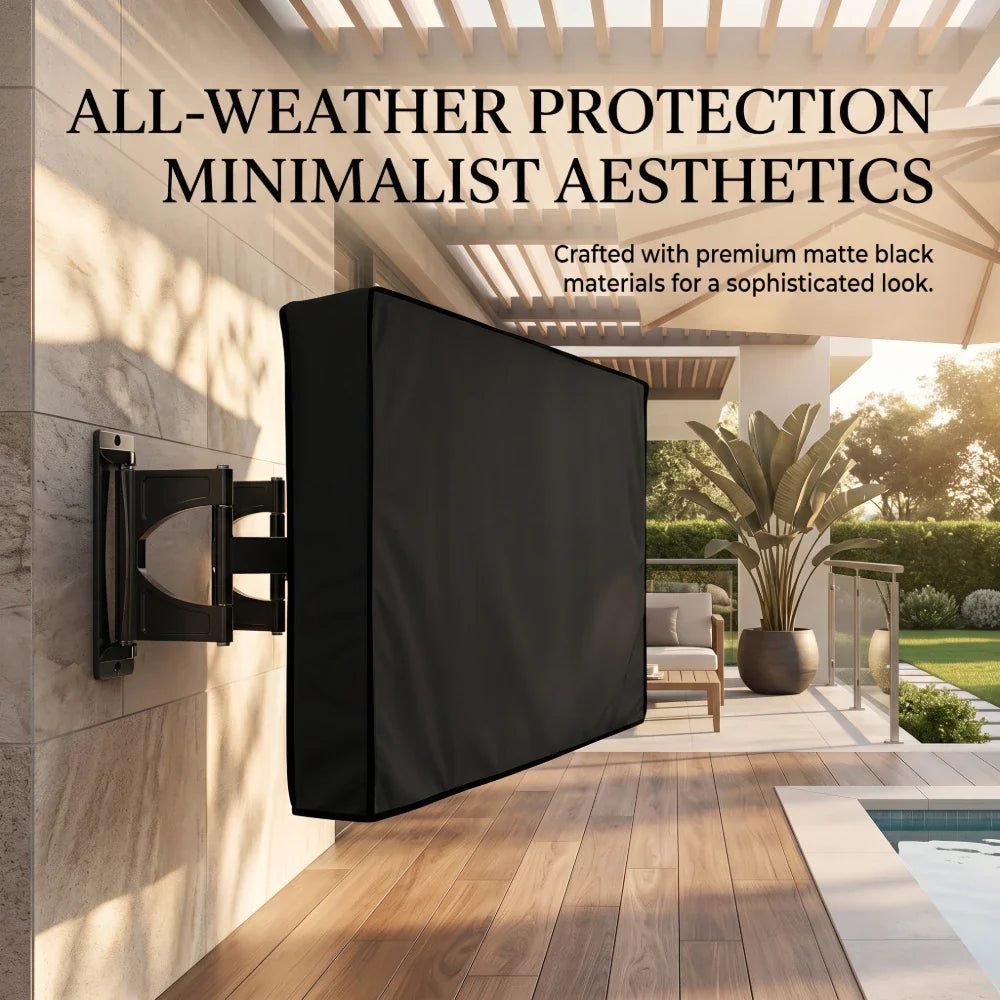 Designer TV Dust Cover – 100% Polyester, Multiple Sizes