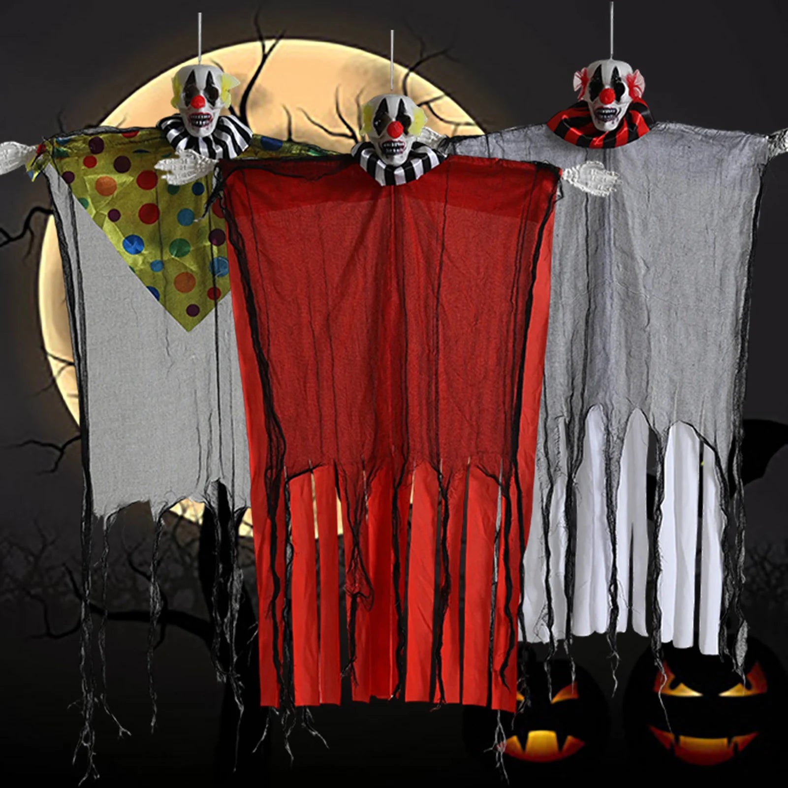 Halloween Hanging Skeleton Props Creepy Scary Haunted House Prop for Outdoor Porch Patio Tree Peaceful Pleasures Health and Wellness