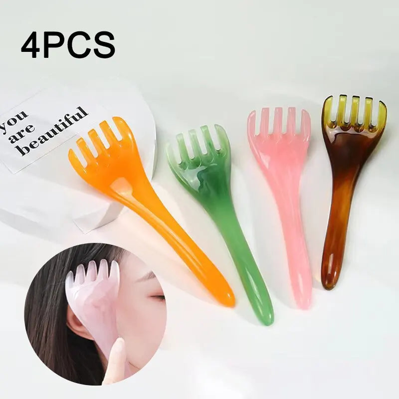 4 PCS Portable Scalp Back Massager Head Scratcher for Deep Relaxation SPA Head Massager Can Be Used on Every Part of the Body Peaceful Pleasures Health and Wellness