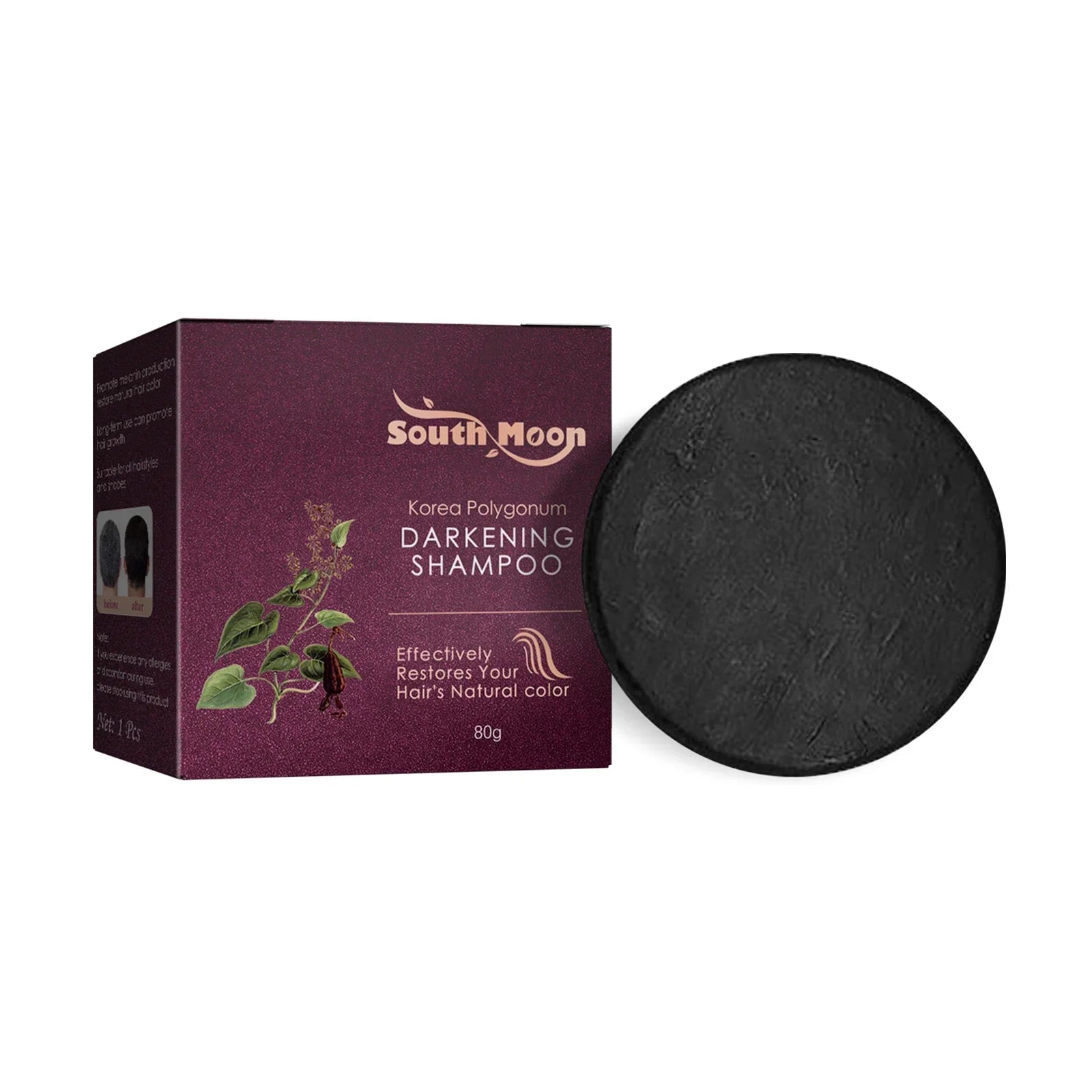 Polygonum Multiflorum Shampoo Bar – Dandruff & Hair Loss Peaceful Pleasures Health and Wellness 1pcs
