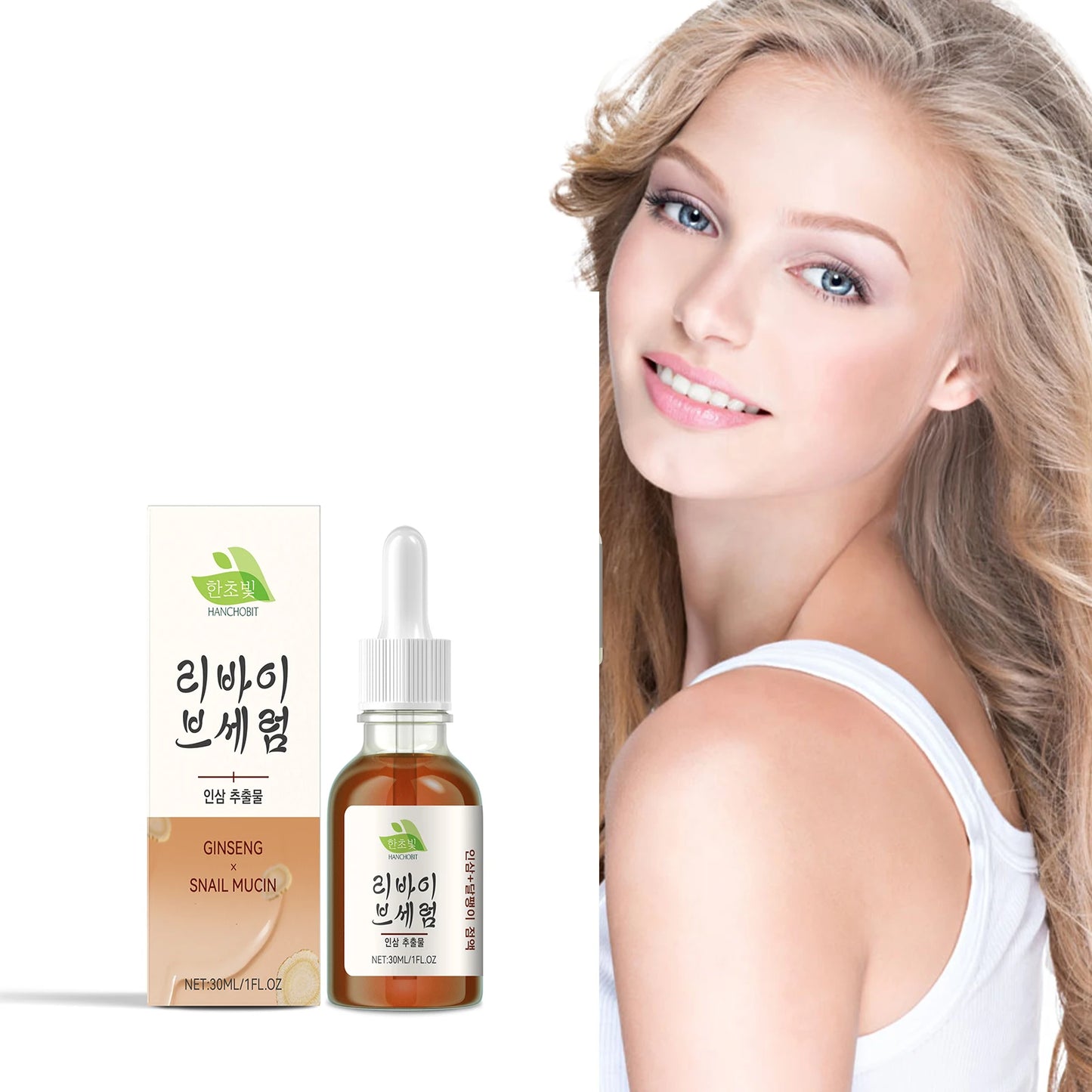 Ginseng & Snail Mucin Essence – Hydrating Face Serum