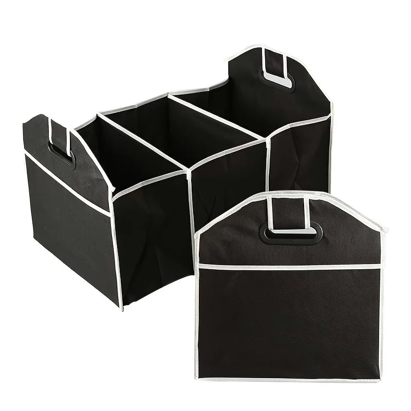 Car Trunk Organizer – Foldable Waterproof 3-Compartment Bag