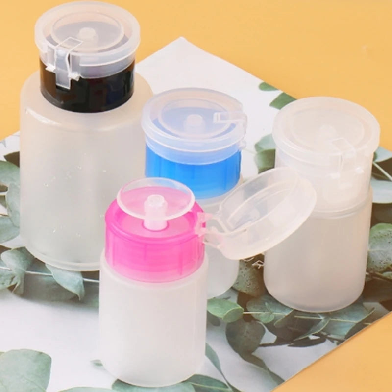 Refillable Press Pump Dispenser Bottle | Nail Remover 60/150ml