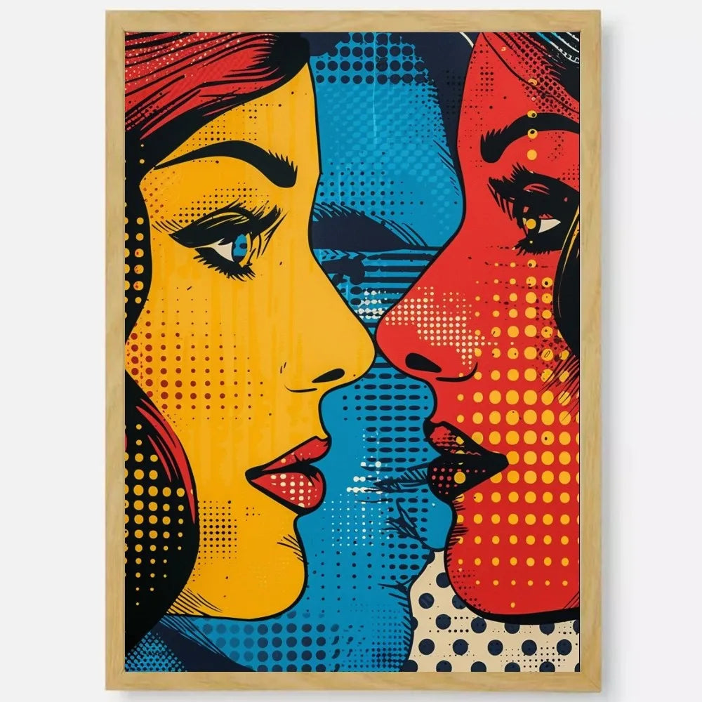 Abstract Pop Roy Lichtenstein Poster HD art sticky wall waterproof home living room bedroom bar aesthetic decoration Peaceful Pleasures Health and Wellness z6 15X20cmNoframe