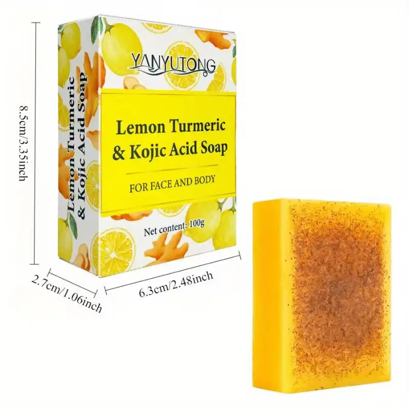 Turmeric & Lemon Granule Soap – Deep Cleansing 2-Pack