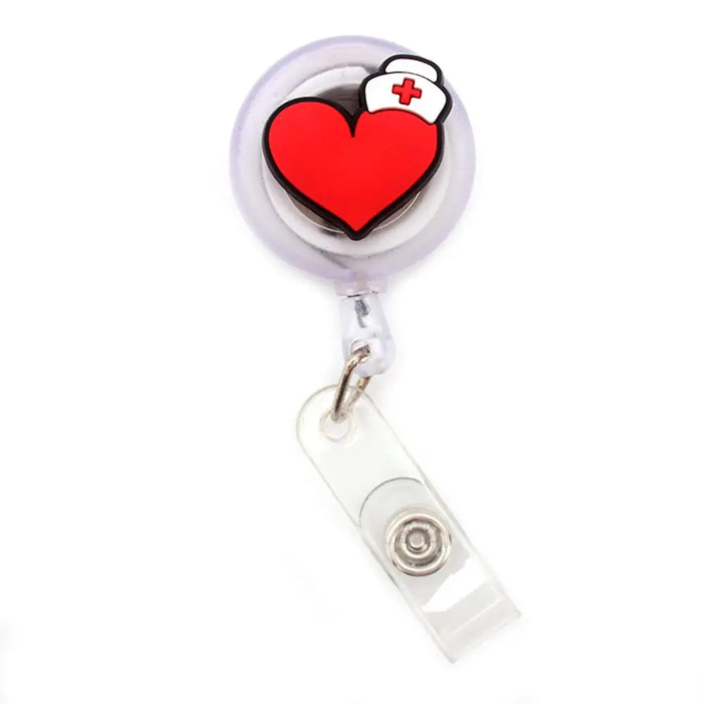 Clips Nurse Doctor Students Card Name Card Holder Nurse Badge Holder Retractable Badge Reel ID Card Clips Hospital Badge Holder Peaceful Pleasures Health and Wellness 13