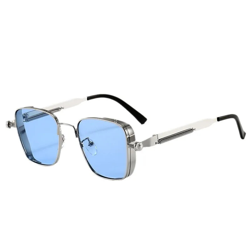 Steampunk Square Metal Sunglasses – Photochromic | Men & Women