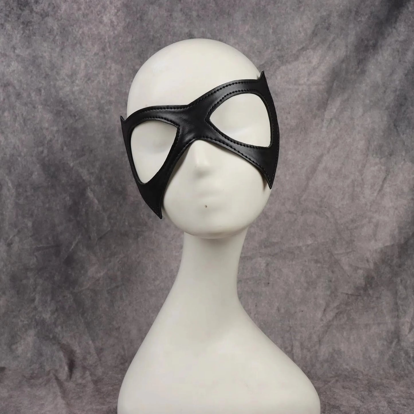 Black Gothic Harajuku Punk Sexy Cat PU Leather Eye Mask Masquerade