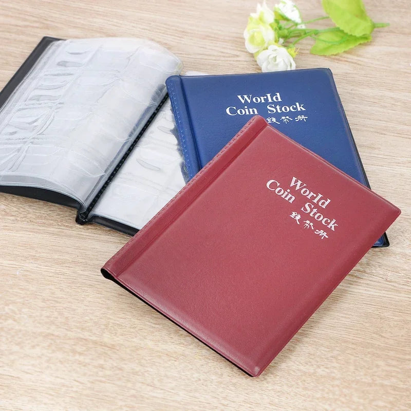 For Collector Coin Holder Albums Mini Penny Coin Storage Bag Collecting Money Organizer 120 Pockets Coins Collection Album Book Peaceful Pleasures Health and Wellness