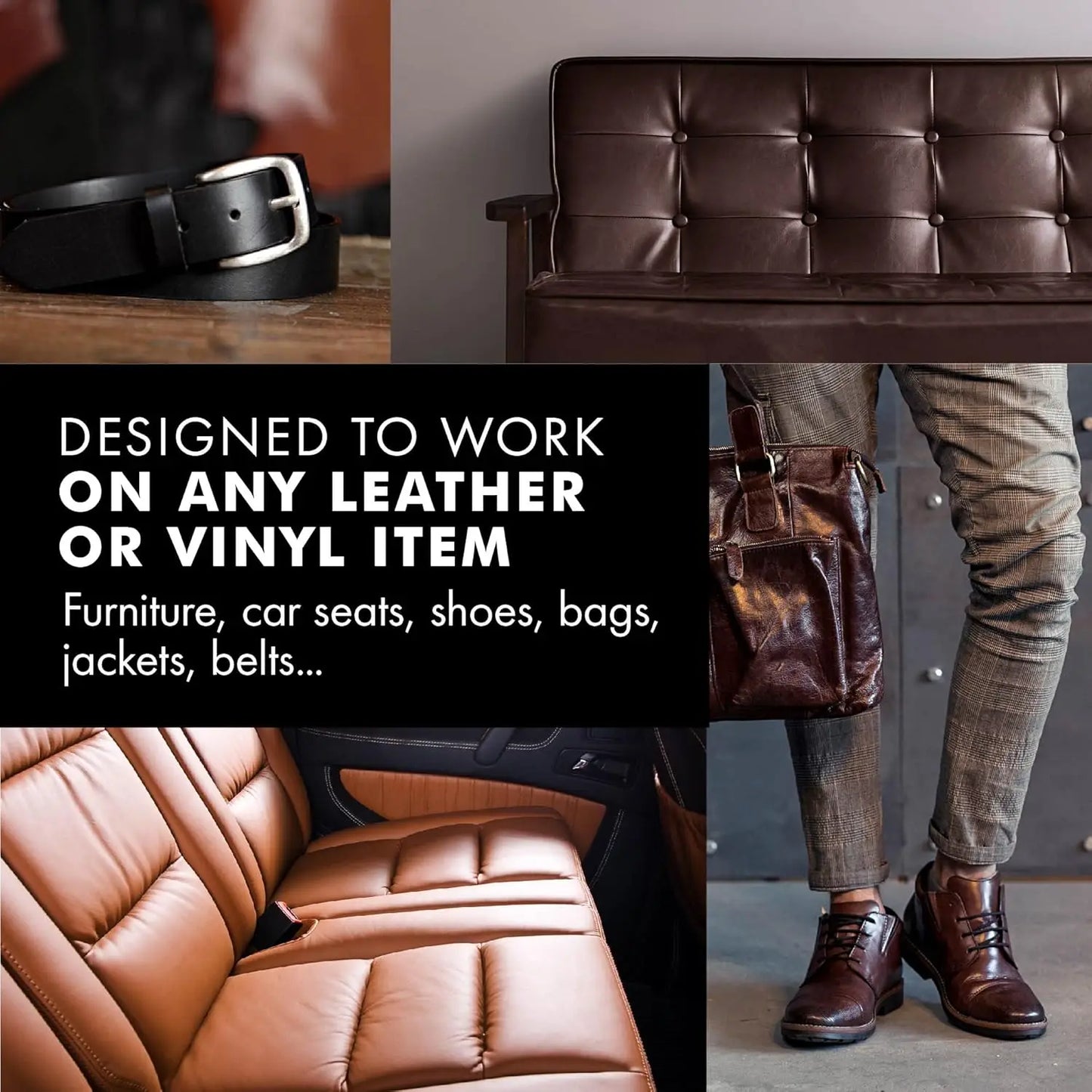 Leather Conditioner & Cleaner Cream – Restores Shine 100g