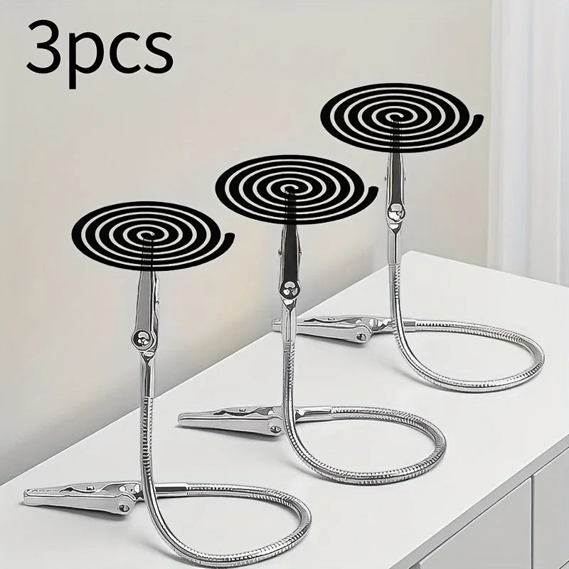3-Pack Dual Head Incense Holder Clip – Outdoor Mosquito Repellent Incense Holder Clip Peaceful Pleasures Health and Wellness 3pcs