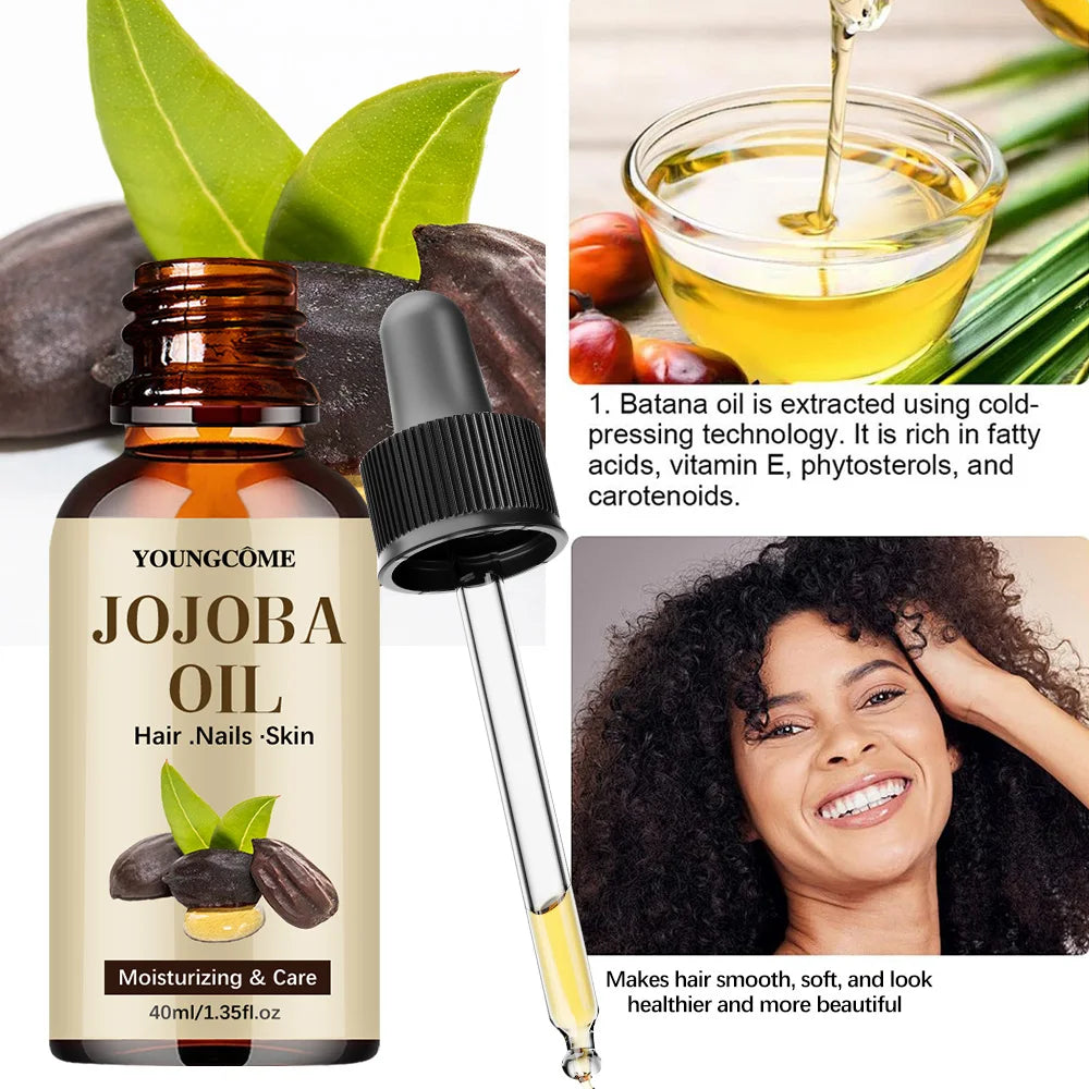 Natural Jojoba Oil Anti Aging Firming Skin Face Moisturizing Relaxing Massage Oil Hair Repair Skin Care Body Oil Peaceful Pleasures Health and Wellness