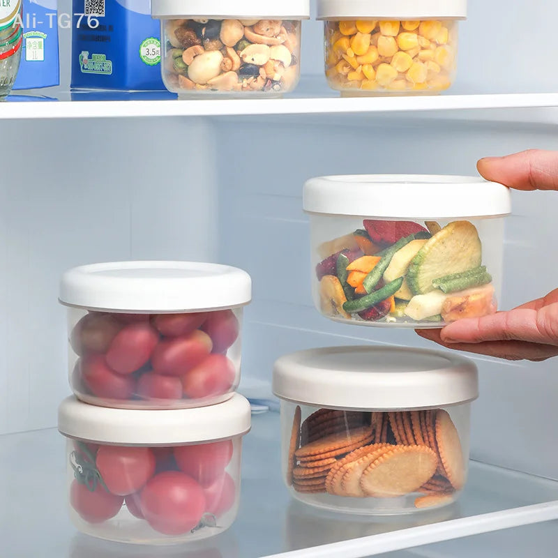 Round Portable Food Storage Container with Lid | Fresh-Keeping