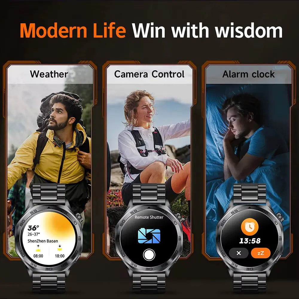 DAORKOW Smartwatch 1.46" IPS IPX8 | 100+ Activity Modes