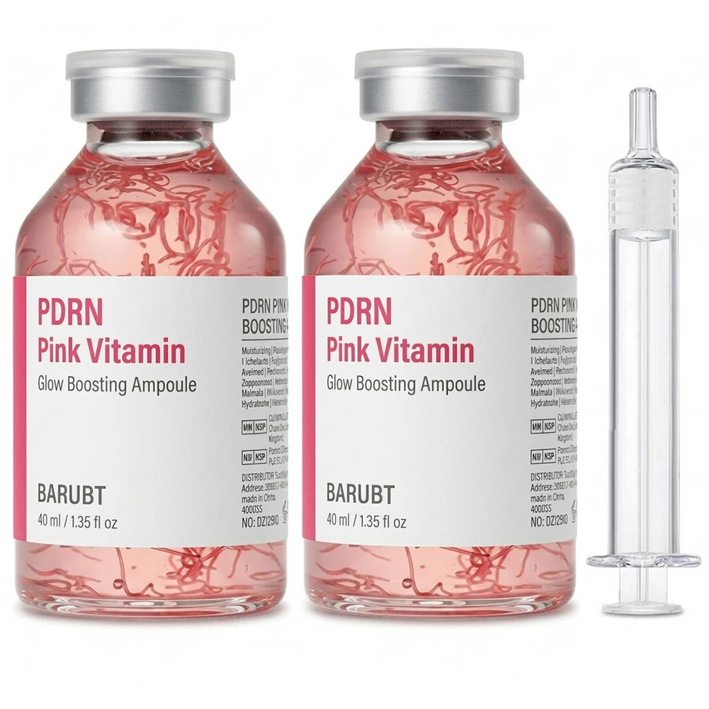 Collagen Silk Peptide Peptide Pink PDRN Glow Intensive Ampoule Intensely Hydrating, Lifting And Firming Increase Skin Elasticity Peaceful Pleasures Health and Wellness
