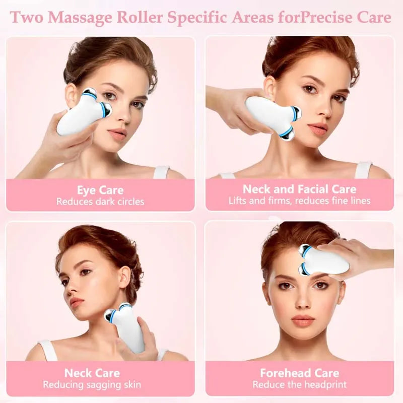Home Microcurrent Beauty Device for Facial Wrinkle Tightening ABS Effective Nasolabial Folds Neck Wrinkles Fade Facial Lifting Peaceful Pleasures Health and Wellness