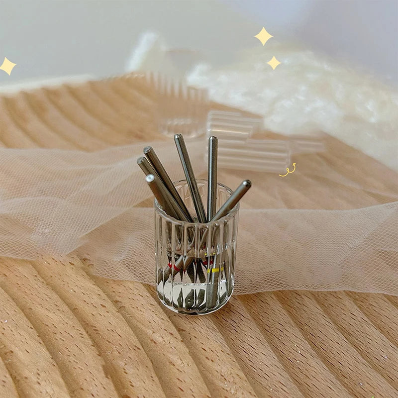 Crystal Glass Dappen Dish Nail Cup | Acrylic Liquid Bowl