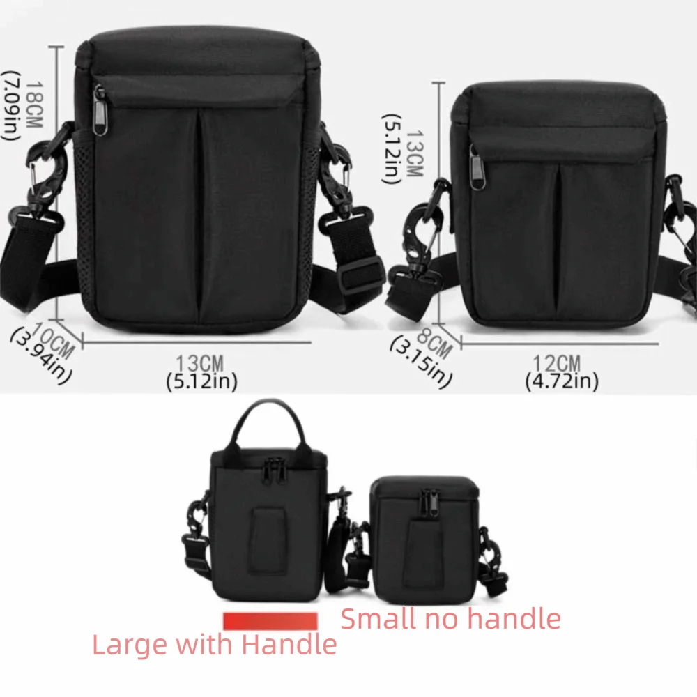 Durable Protective Bag Camera Bags Waist Pouch Single-Shoulder DSLR Pouch Lightweight Nylon Camera Lens Case Outdoor Travel Peaceful Pleasures Health and Wellness