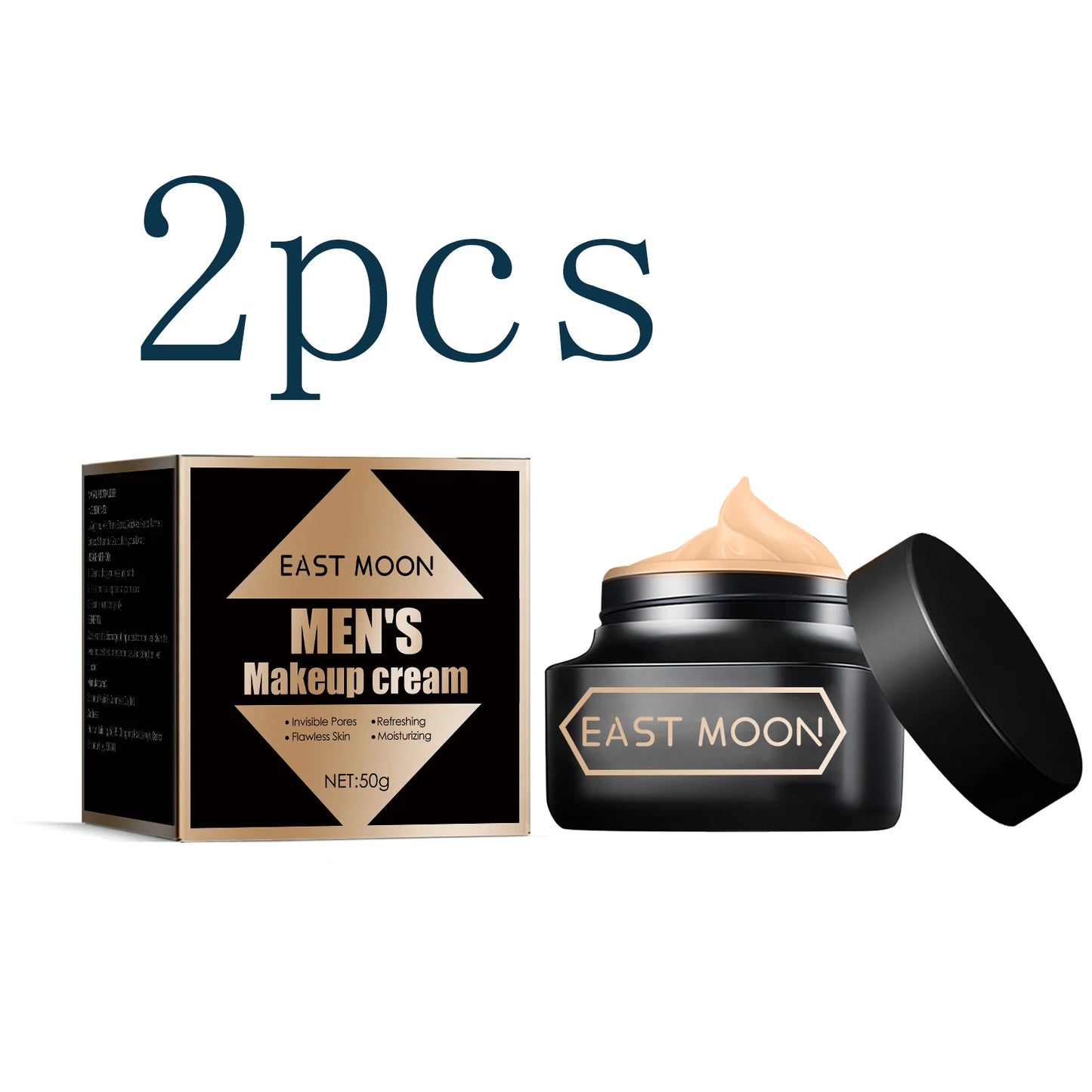 East Moon Men's Tone-Up Cream | Brighten, Conceal & Hydrate
