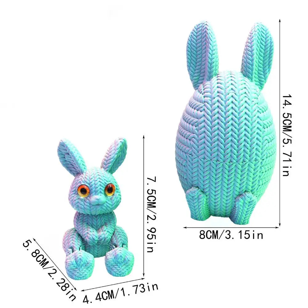 Easter 3D Printed Egg Easter Desktop Decor Desktop Ornament Toys For Bookcase Window Sill Bookshelf Display Cabinet Dressing Peaceful Pleasures Health and Wellness 03 China Mainland