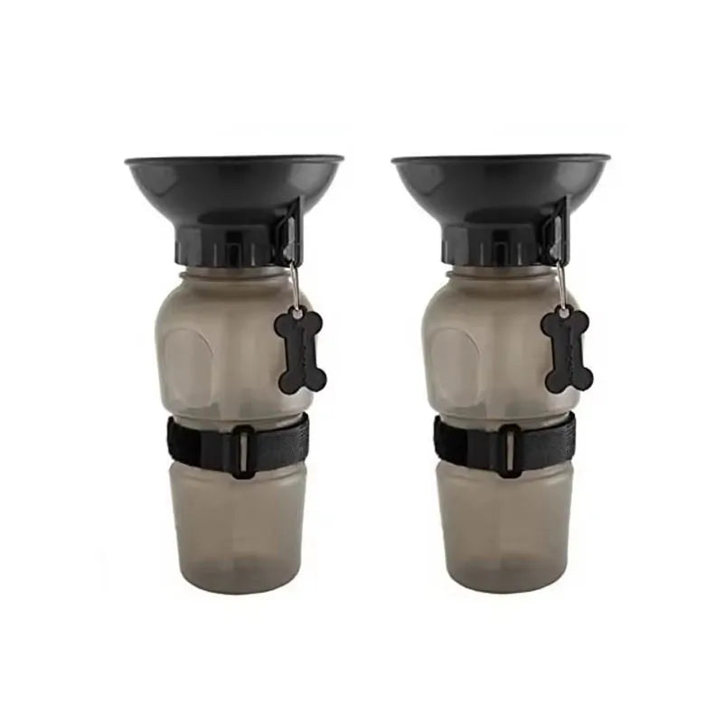 500ml Portable Pet Water Bottle – Leak-Proof Travel Cup for Dogs