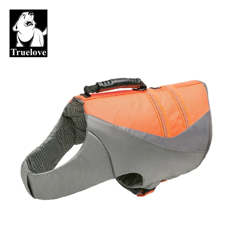 Truelove Pet Swimming Life Jacket Safety Vest for Dog in Summer Fashion Adjustable Reflective in Pool Surfing Drifting TLY1951 Peaceful Pleasures Health and Wellness