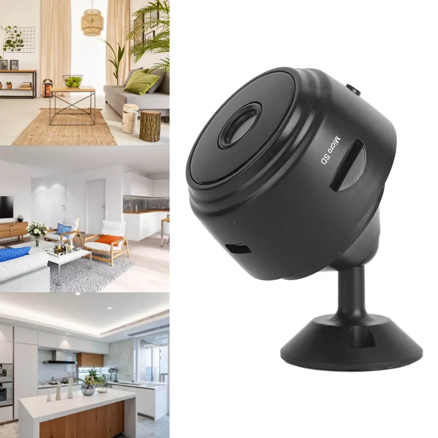 Surveillance System Wireless Wifi Camera 120 Wide Angle 720P Mini
