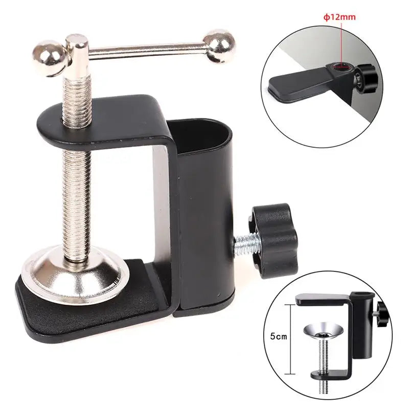 Aluminum Cantilever Bracket Clamp 12mm – Mic & Lamp Stand Mount