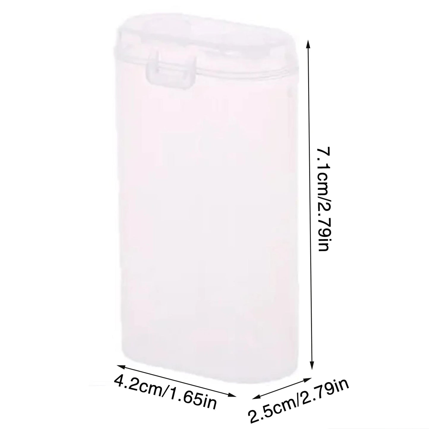 18650 Battery Storage Case – Waterproof Transparent Organizer Battery Storage Case Peaceful Pleasures Health and Wellness 1pc
