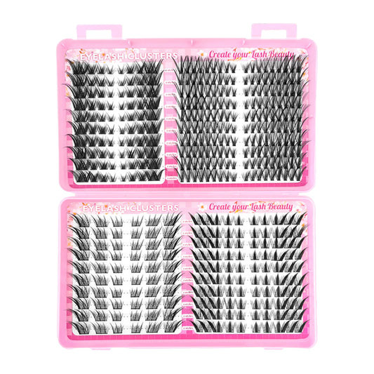 Manga Cluster False Lashes 10–16mm Fluffy Fairy DIY Extensions False Eyelash Clusters Peaceful Pleasures Health and Wellness
