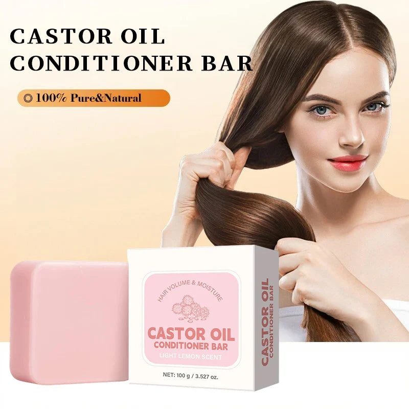 Castor Oil Solid Conditioner Bar – Moisturizing Hair Care 120g