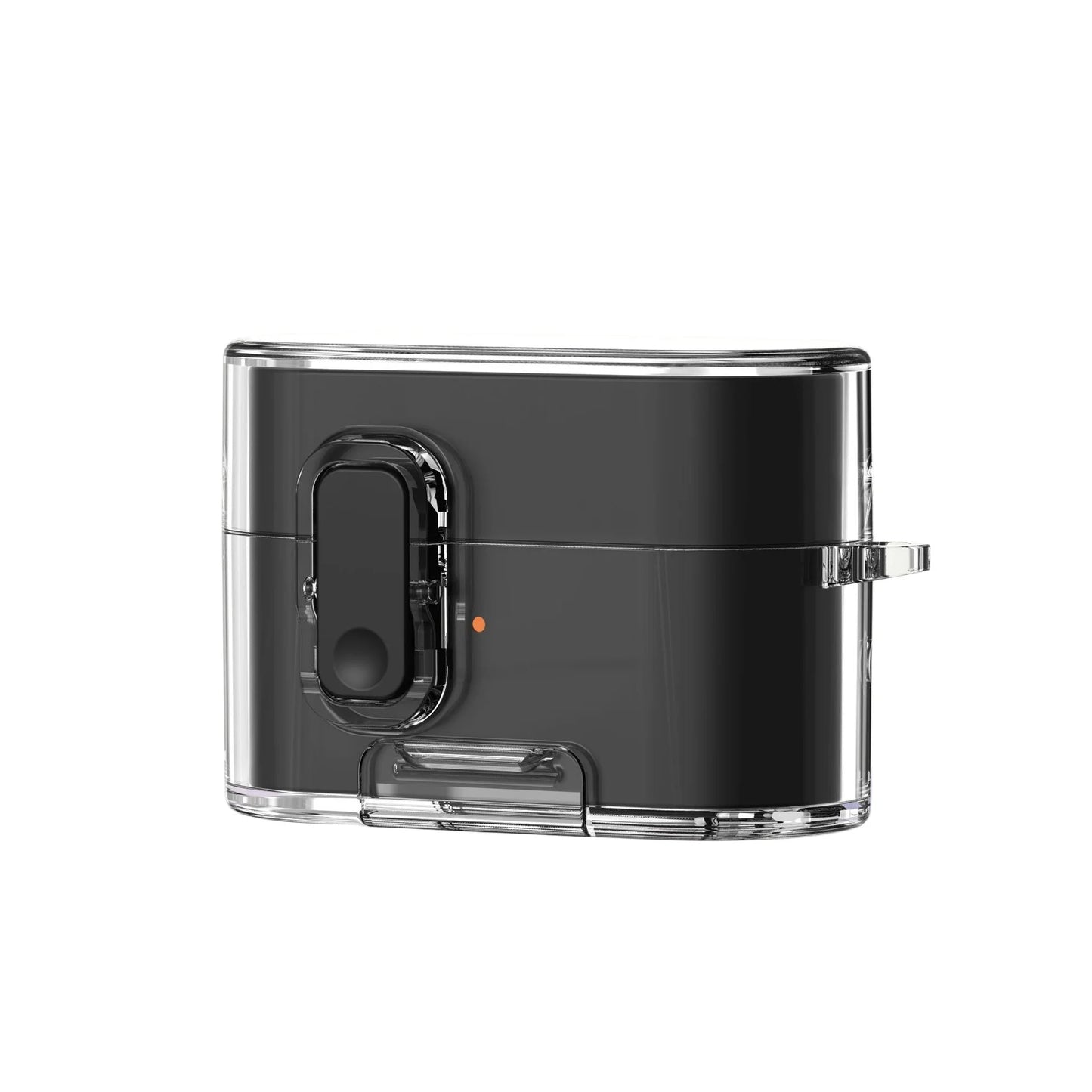 TPU Transparent Protective Case For Sony WF-1000XM6 Earbuds Transparent Design For A Sleek Look Snap-Button Design Peaceful Pleasures Health and Wellness Transparent Black